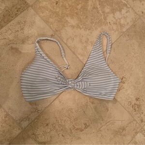 Abercrombie & Fitch White Bikini Top